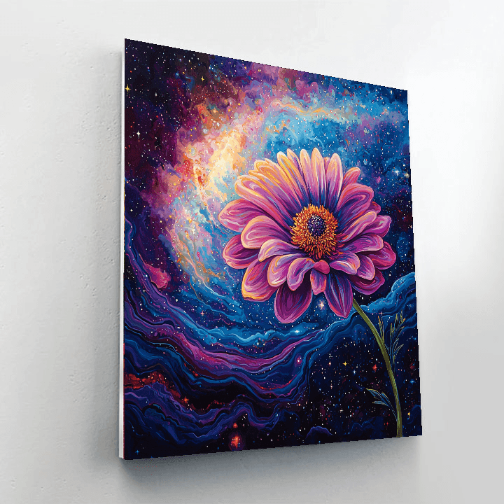 O'Keeffe Inspired Cosmic Flower Burst Paint By Numbers Kits