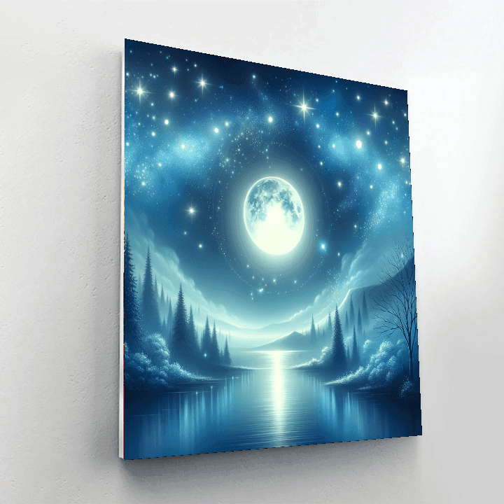 Magical Starry Night Paint By Numbers Kits