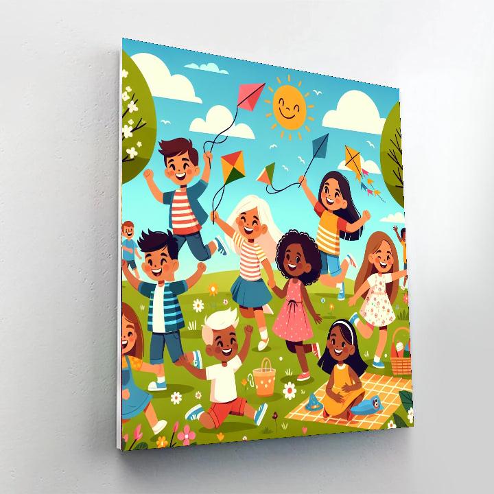 Sunny Park Playtime Paint By Numbers