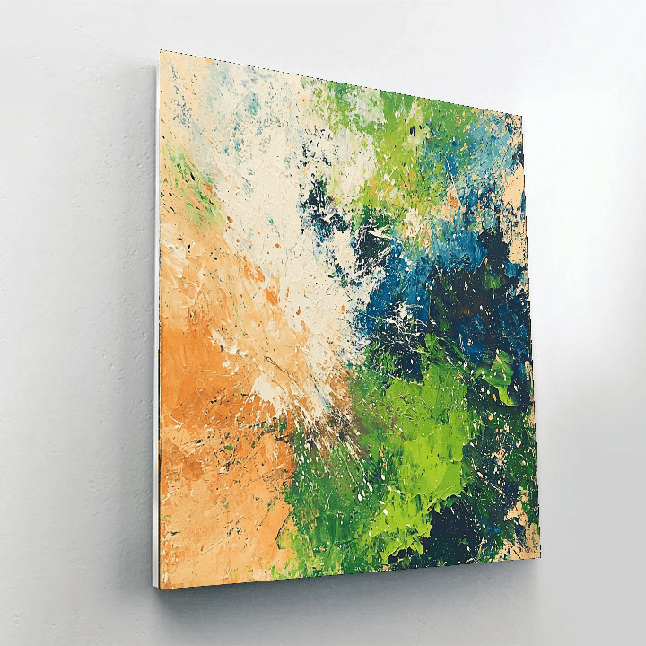 Jackson Pollock Inspired Pollock's Nature's Chaos  Paint By Numbers Kits