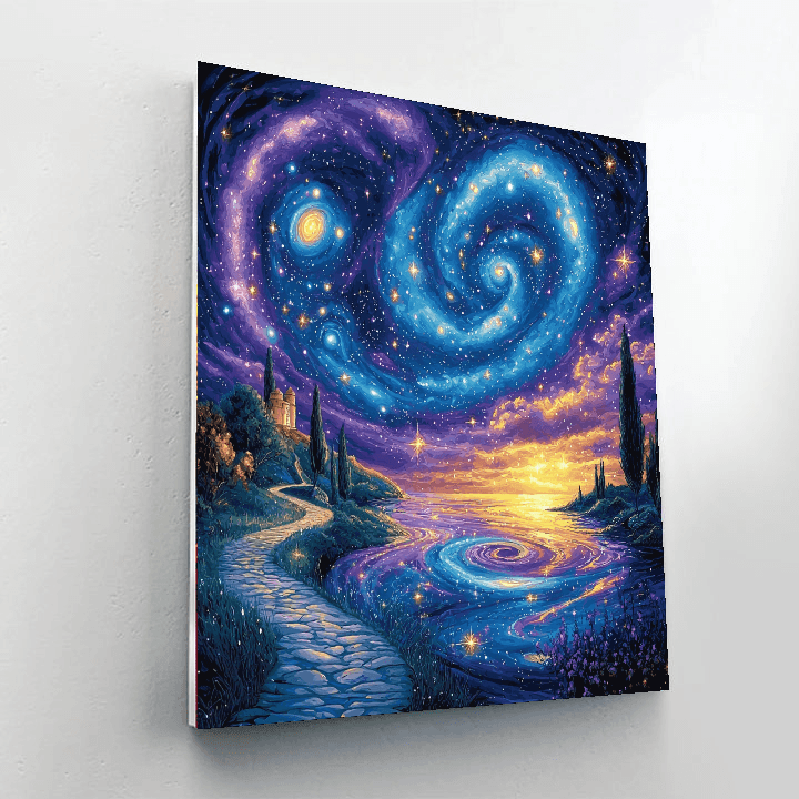 Salvador Dalí Inspired Celestial Wonder  DIY Paint By Numbers