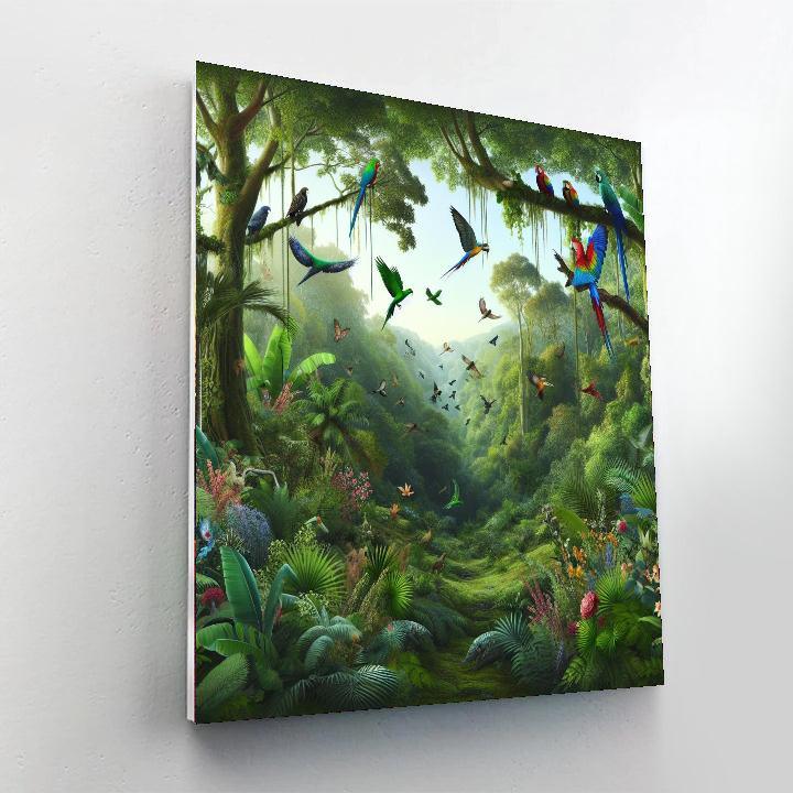 Whispers Of The Rainforest Numbered Painting Kits