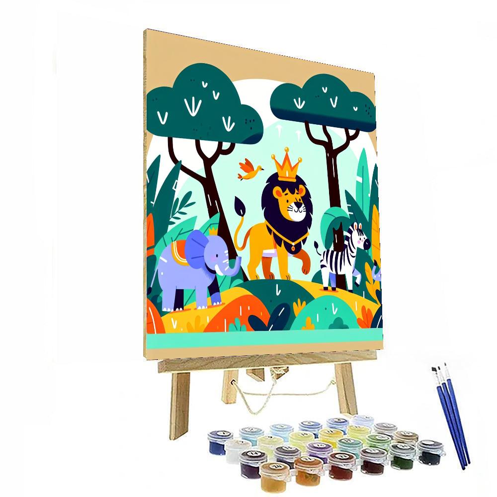 Royal Safari Expedition Numbered Painting Kits