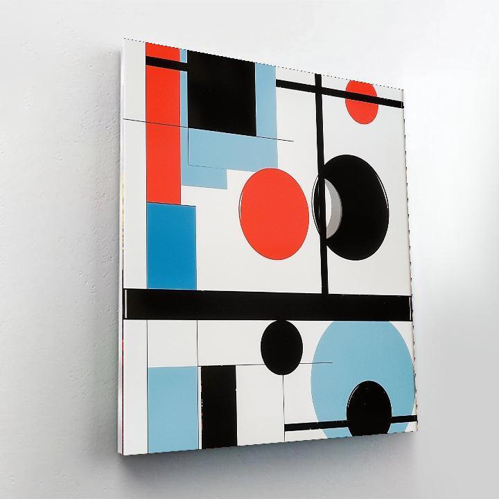 Kazimir Malevich Inspired Supreme Geometry Balance  Paint By Number