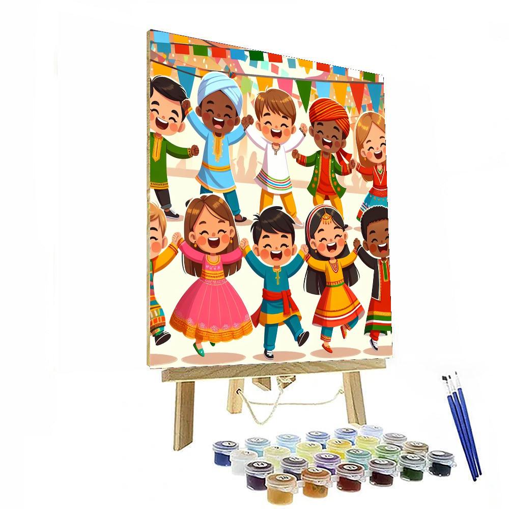 Charming Cultural Festival Number Painting