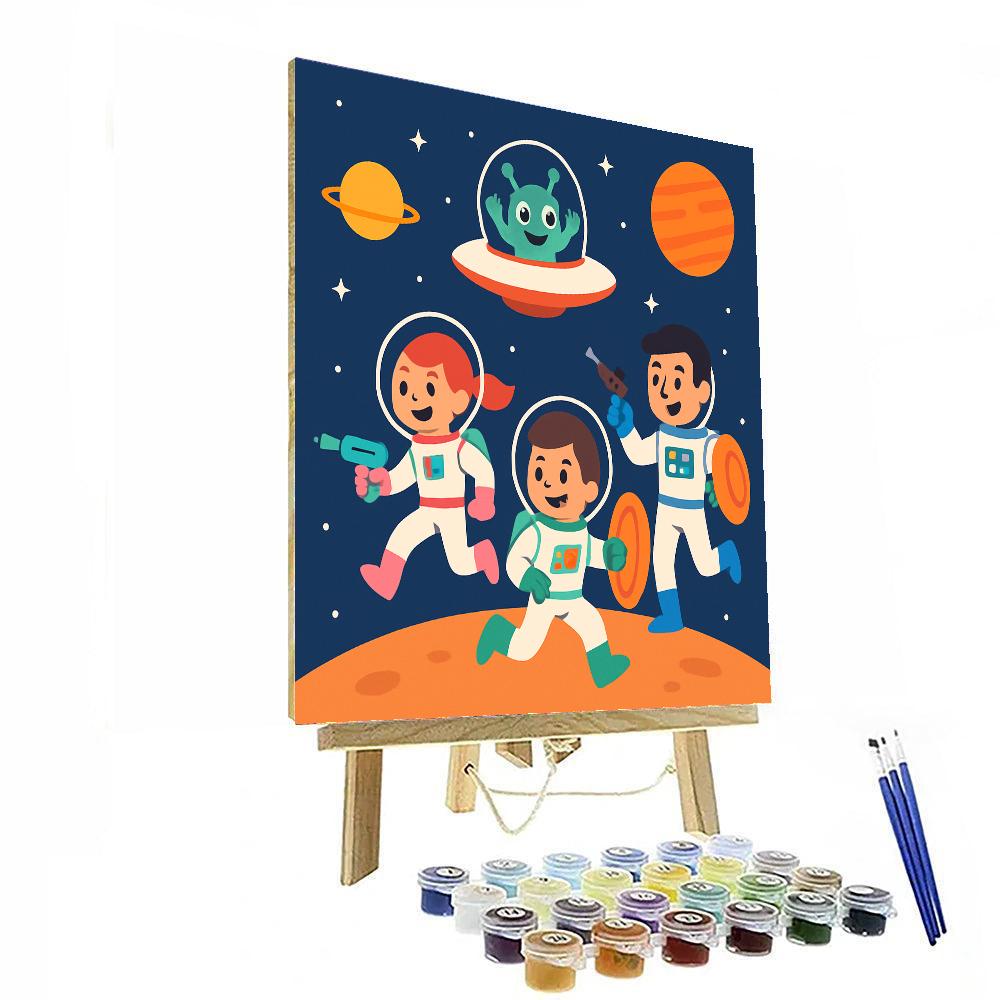 Intergalactic Adventure Team Paint By Numbers