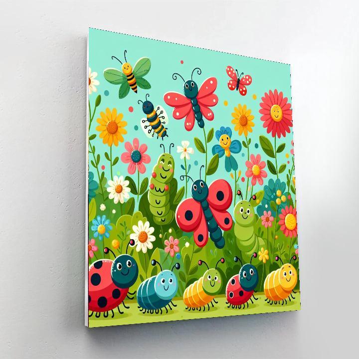 Charming Bug Parade Numbered Painting Kits