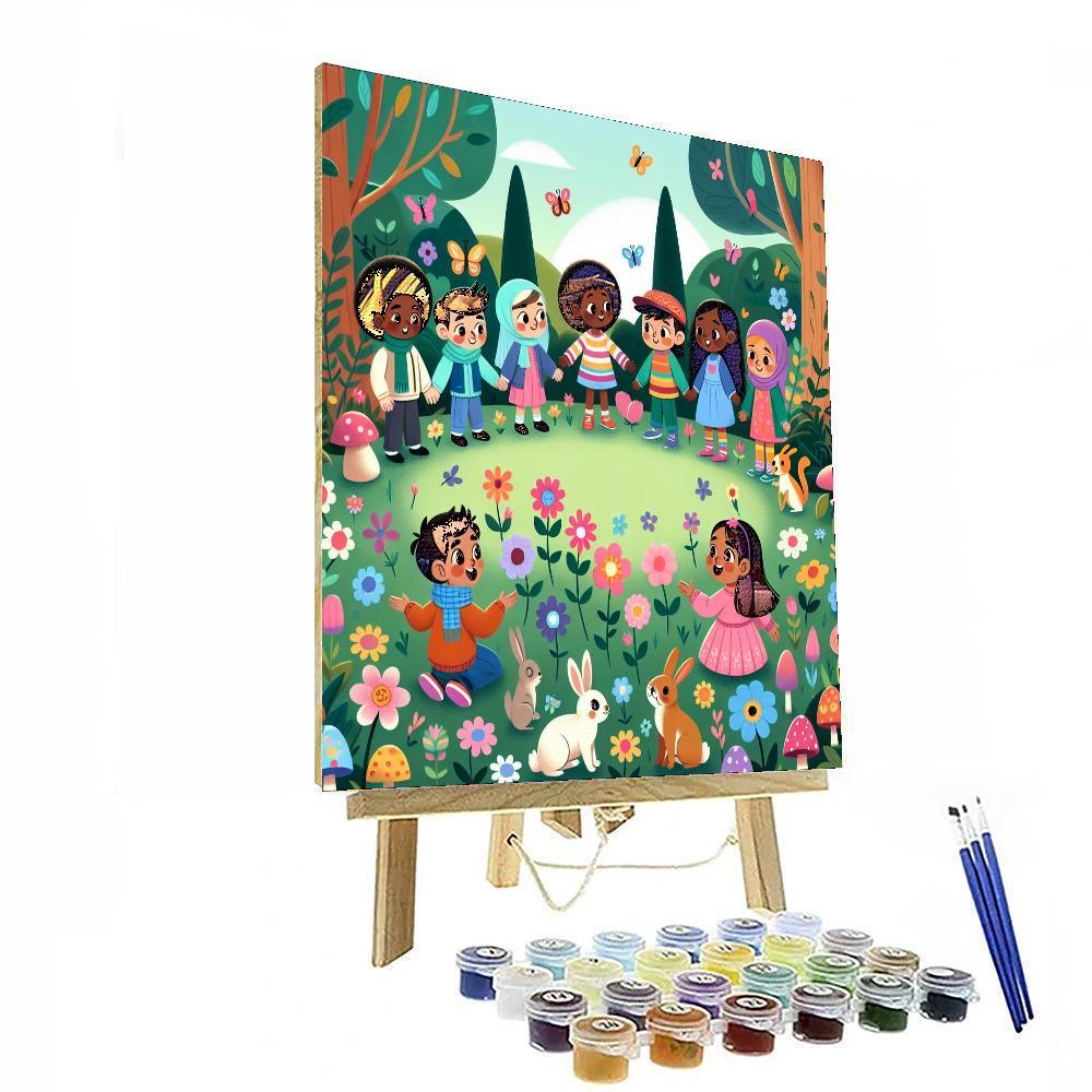 Nature's Secret Garden Number Painting