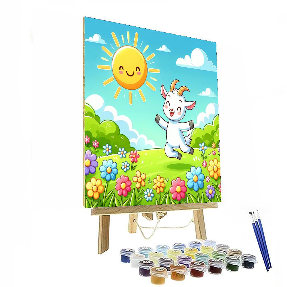 Giggles The Goat Numbered Painting Kits