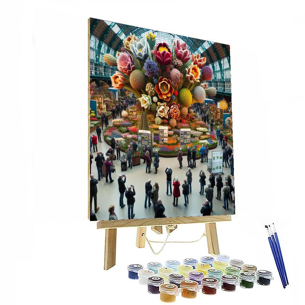 Holland Flower Festival - Zwaagdijk, Netherlands Number Painting