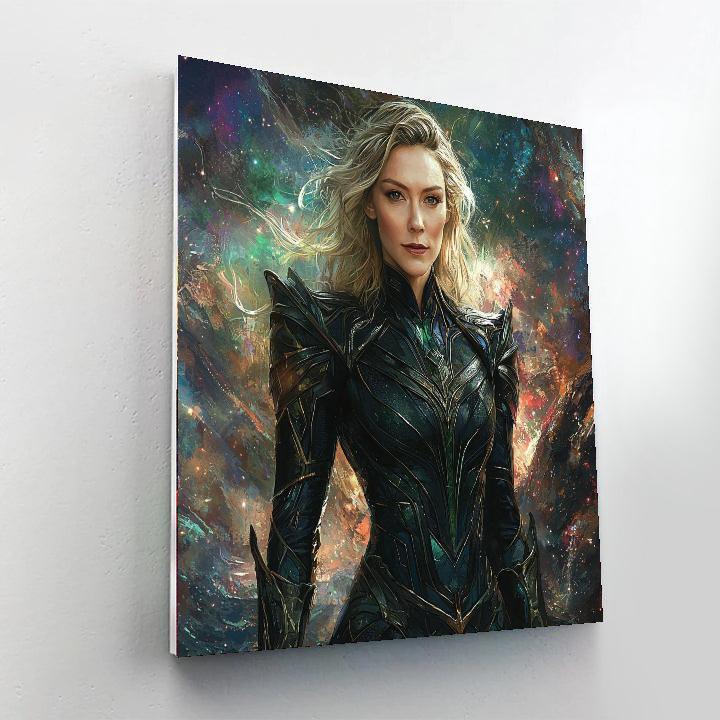 Cate Blanchett: The Majestic Transformations Of Hela Numbered Painting Kits