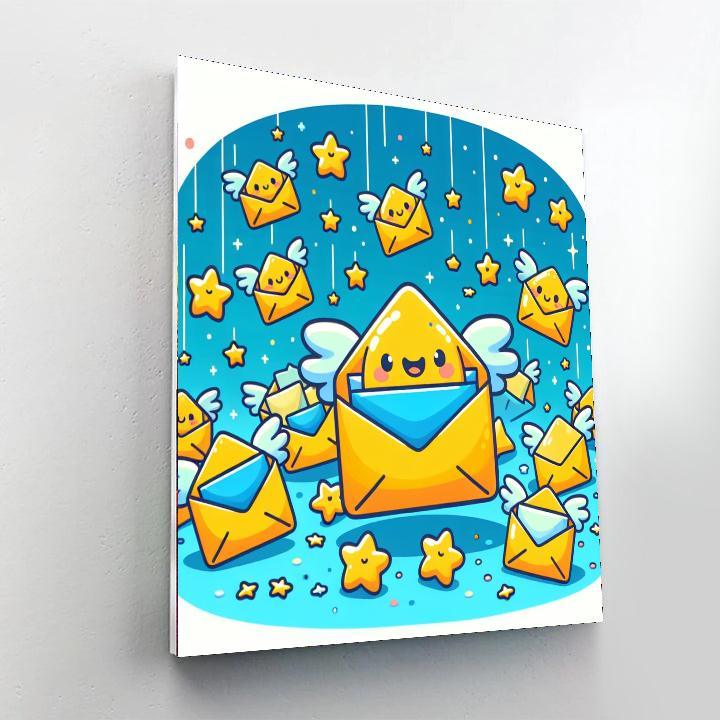 Enchanting Envelopes Paint By Numbers Art