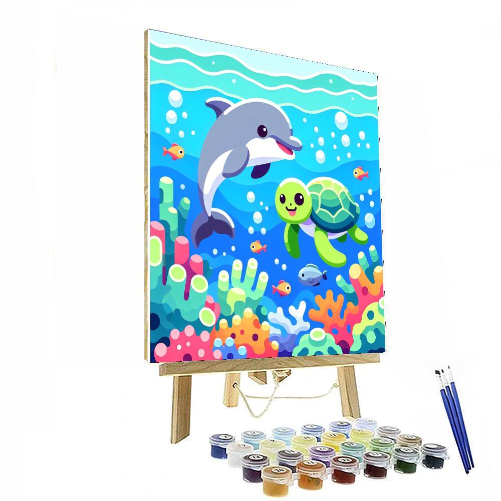 Ocean Friends Discovery Numbered Painting Kits