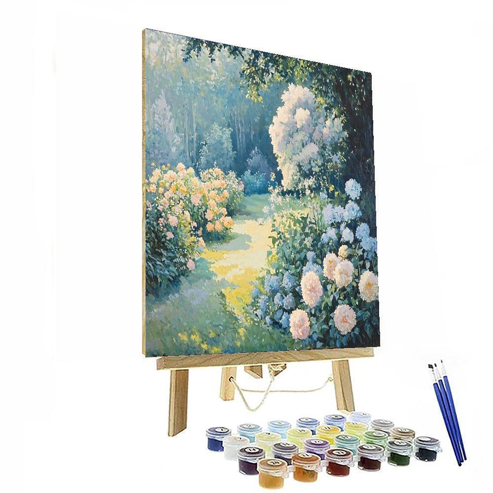 Edgar Degas Inspired Sunlit Gardens Of Tranquility  Numbered Painting Kits