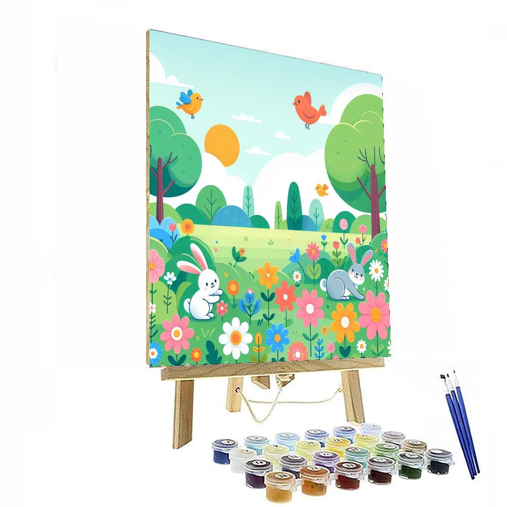 Nature’s Rainbow Number Painting