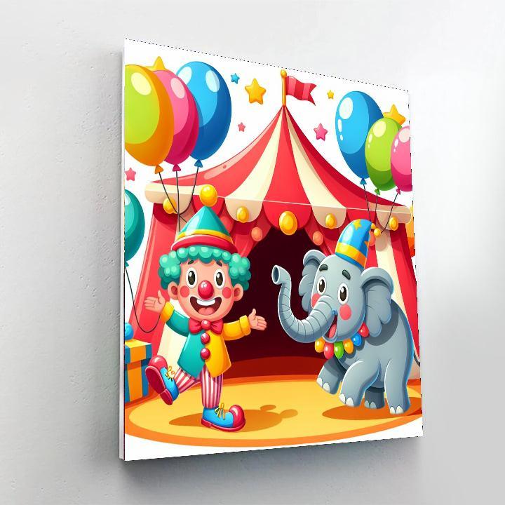 Circus Circus DIY Paint By Numbers