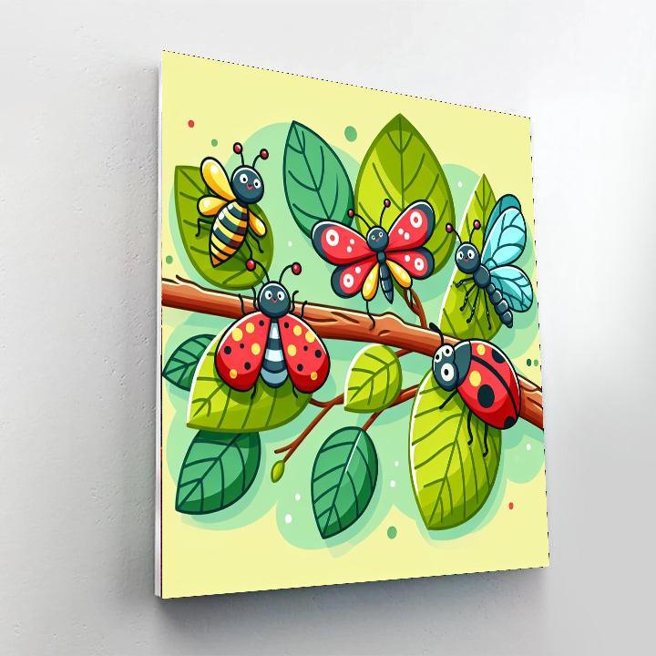 Insect Safari Adventure Paint By Color