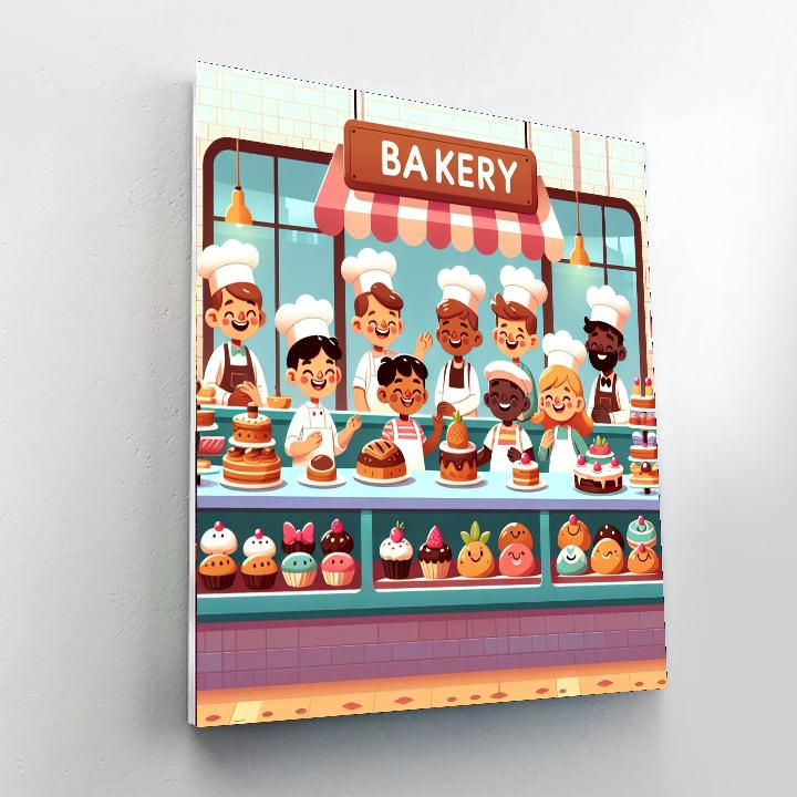 Sweet Bakery Dreams Paint By Numbers