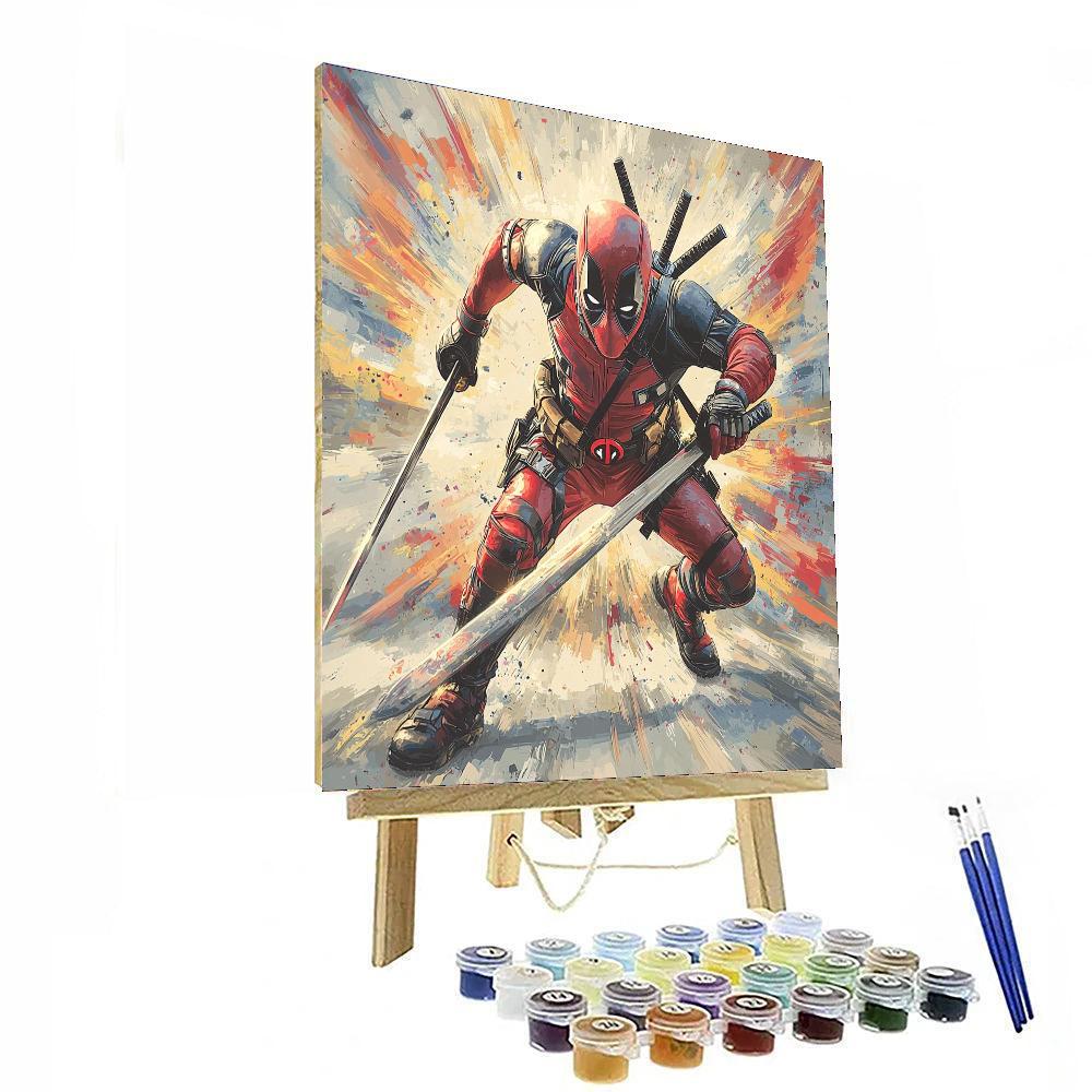 Ryan Reynolds: The Merc With A Smile Numbered Painting Kits