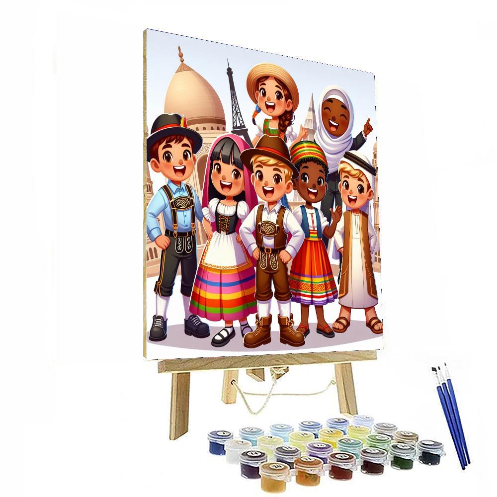 Artistic Cultural Festival Paint By Color