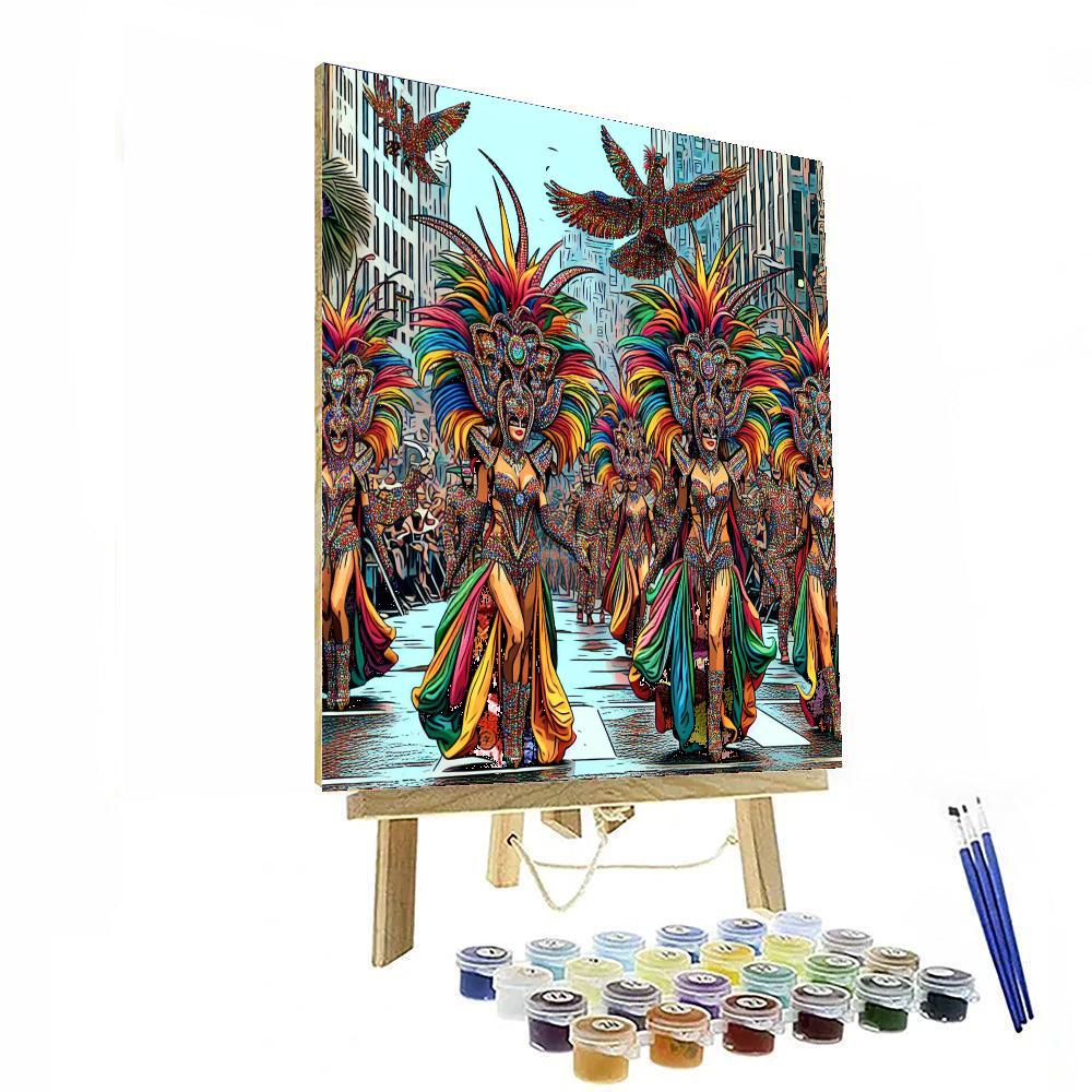 Jember Fashion Carnaval - Jember, Indonesia Painting Number Kit
