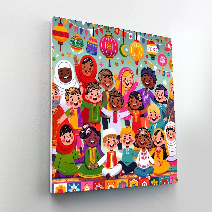 Cultural Wonders Painting Number Kit