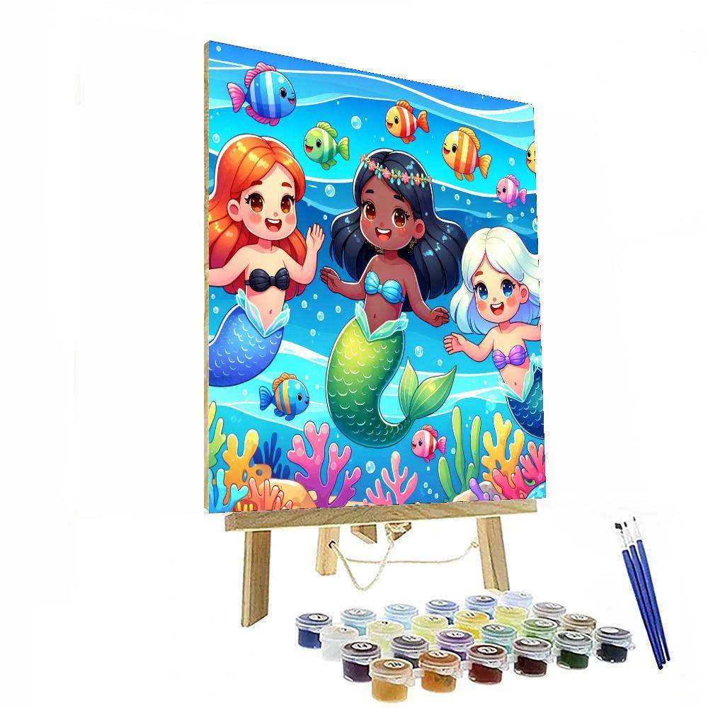 Underwater Fantasy Land Paint By Number
