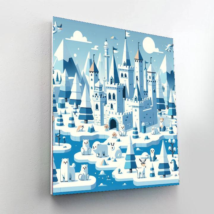 Kingdom Of Ice And Snow Paint By Numbers Art