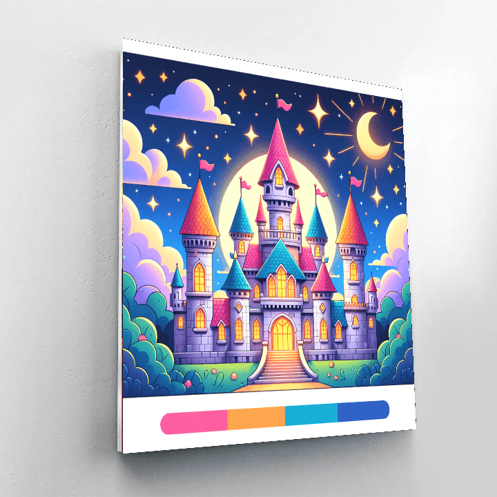 Sweet Dreams Castle Paint By Color