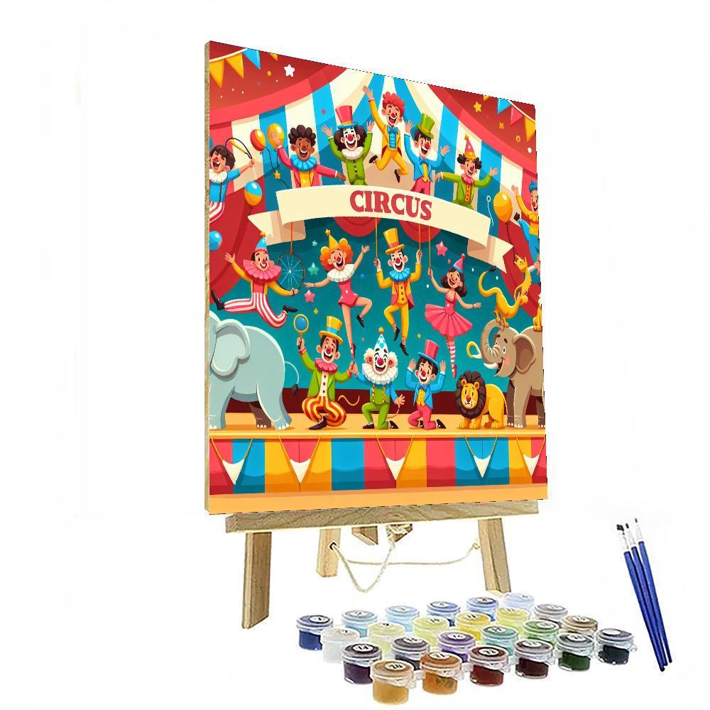 Adventure With The Circus Paint By Numbers