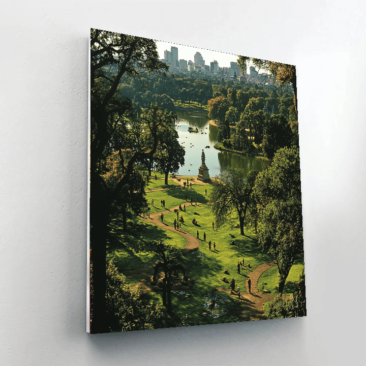 Bosque De Chapultepec - Mexico City Paint By Numbers