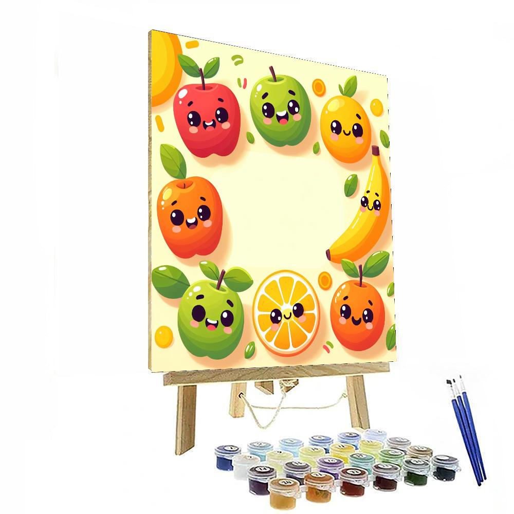 Fun Fruits Numbered Painting Kits