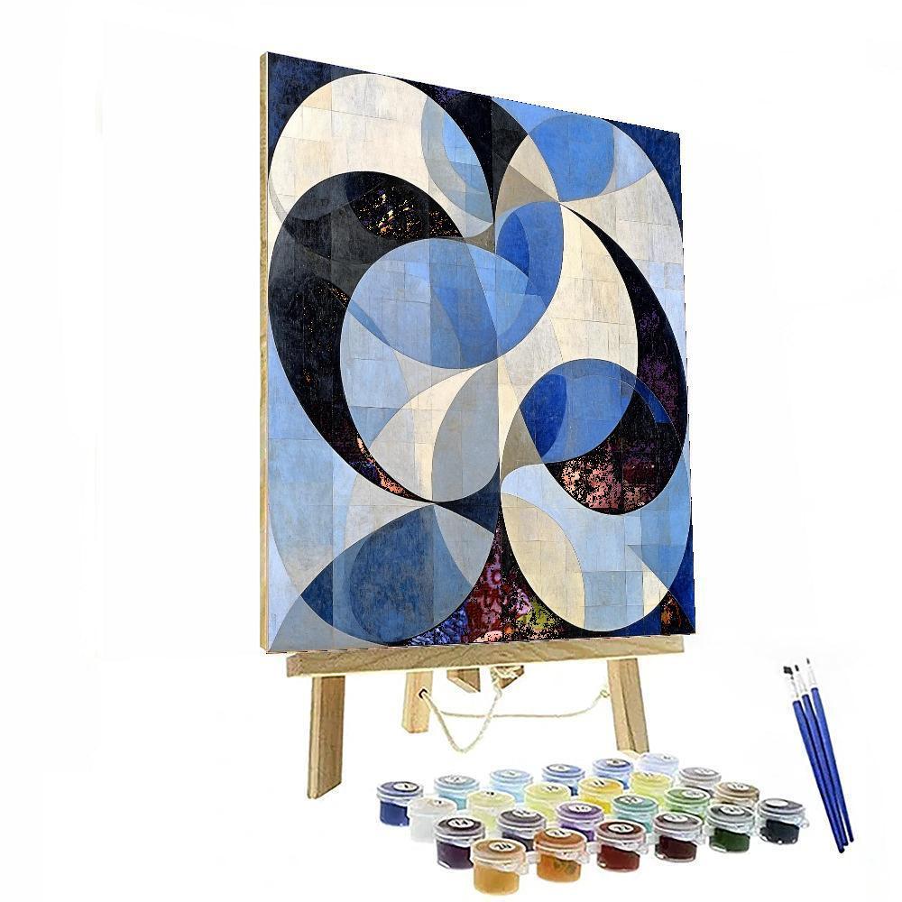 Kazimir Malevich Inspired Fluidity In Form  Paint By Numbers Kits