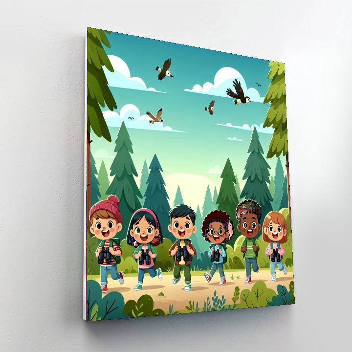 Lively Nature Explorers Paint By Numbers Art