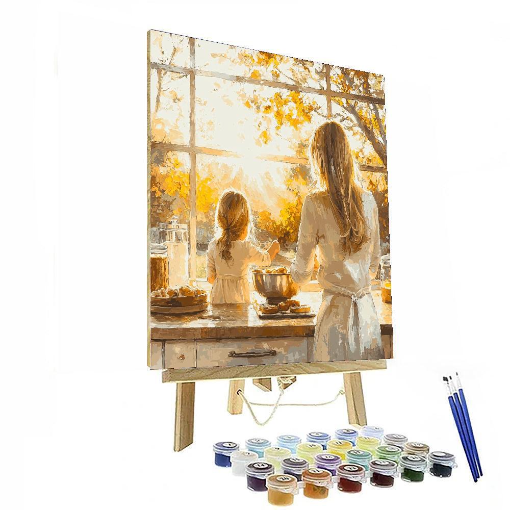 Morning’s Golden Glow Number Painting