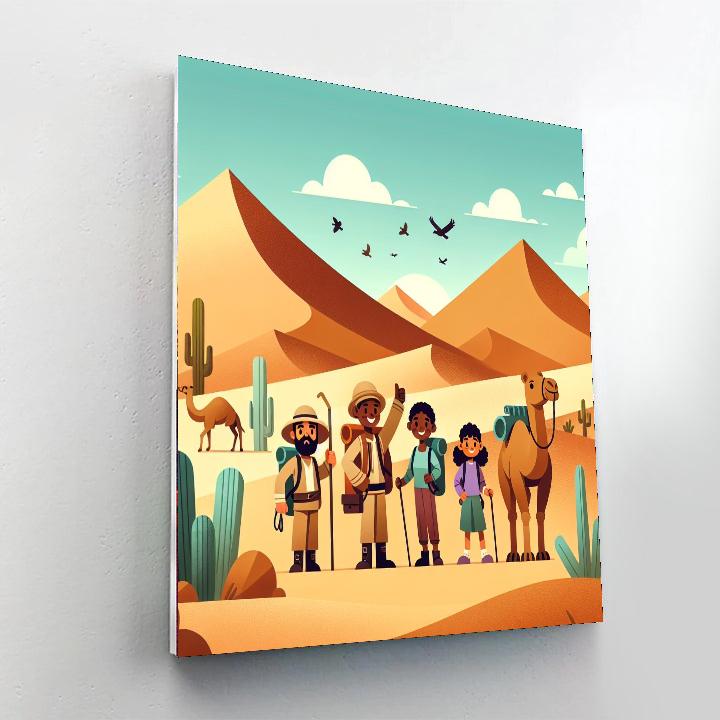 Desert Explorer Expedition DIY Paint By Numbers