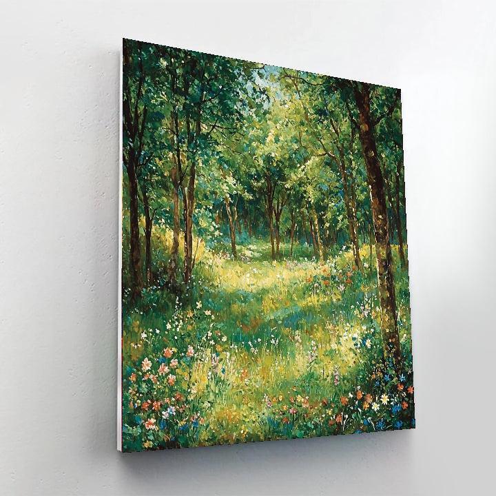 Claude Monet Inspired Whimsical Forest Dream  Painting By Numbers Kit