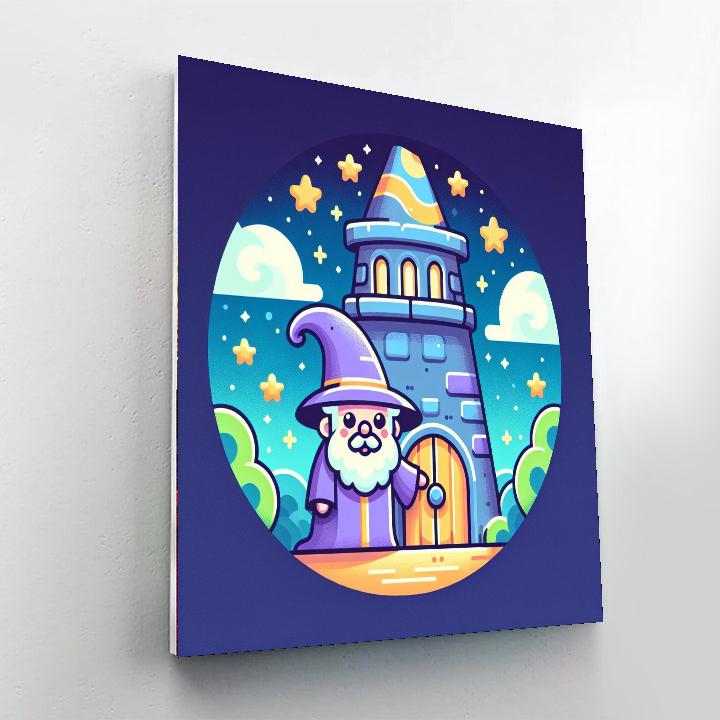 Friendly Wizard's Tower Paint By Numbers Kits