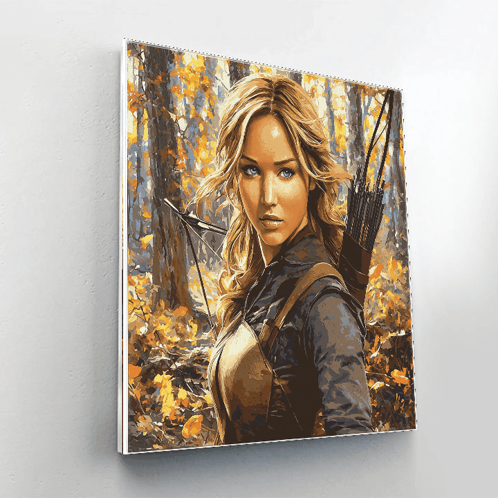 Jennifer Lawrence: The Fearless Journey Of Katniss Everdeen Paint By Numbers