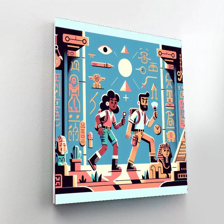 Ancient Temple Expedition Numbered Painting Kits