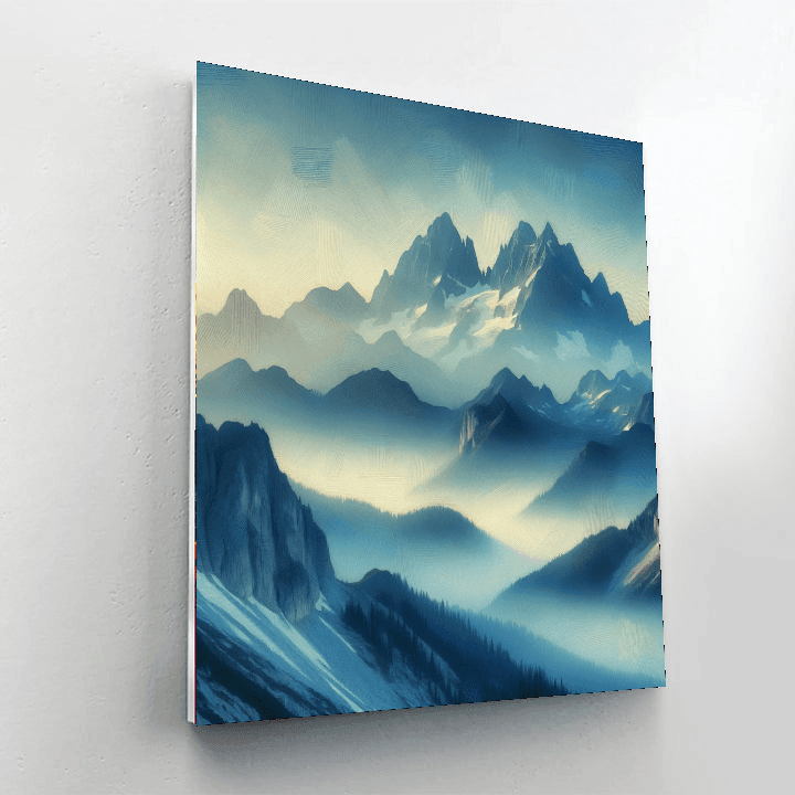 Mystic Mountainscape Reverie Paint By Number