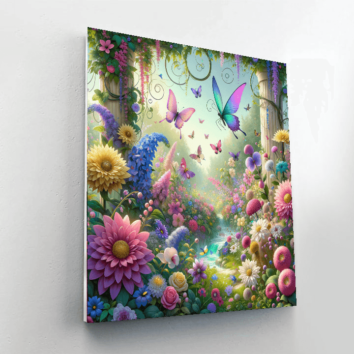 Fantastic Garden Of Whimsy Paint By Number