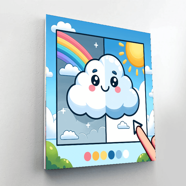 Cheery Cloud Paint By Numbers Kits
