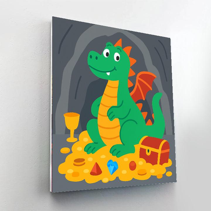 Mythical Dragon Tale DIY Paint By Numbers