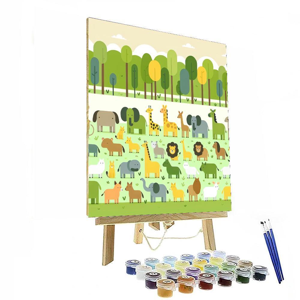 Harmonious Herd Gathering Paint By Numbers Kits