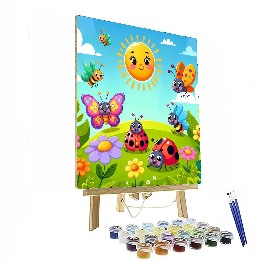 Incredible Insect World Number Painting