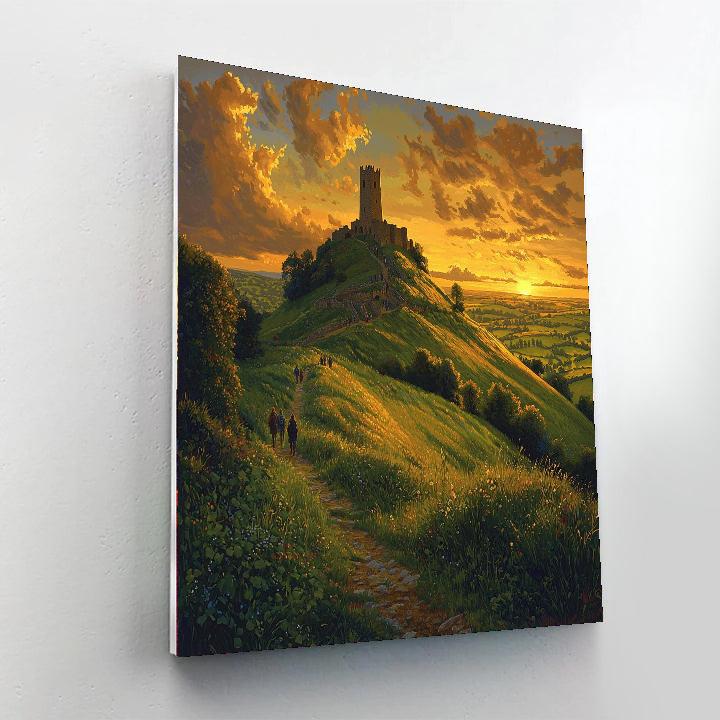 Glastonbury Tor Numbered Painting Kits