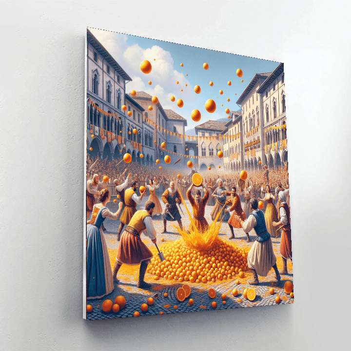 Carnival Of Ivrea - Italy Paint By Number
