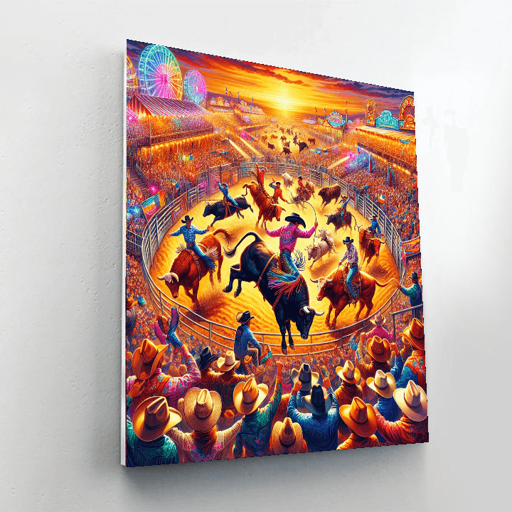 Calgary Stampede - Alberta, Canada Paint By Color