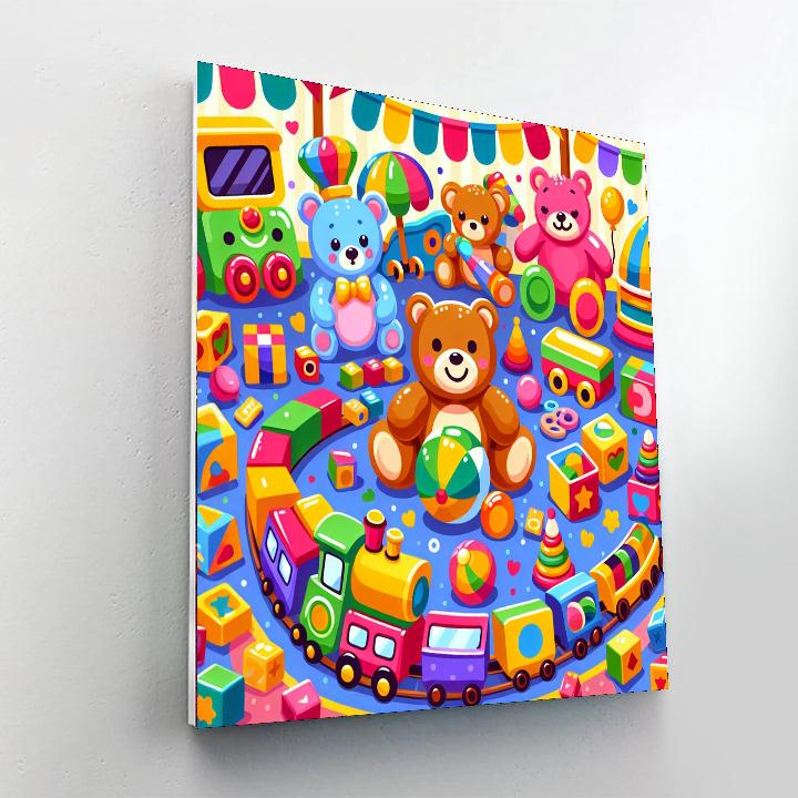 Charming Toyland Adventure Paint By Color